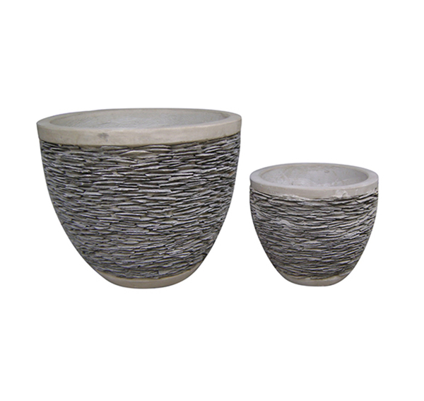 Stone Mosaic Pot Cement TQV_P26001