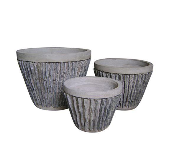 Stone Mosaic Pot Cement TQV_P26015