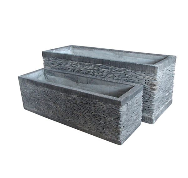 Stone Mosaic Pot Cement TQV_P26025