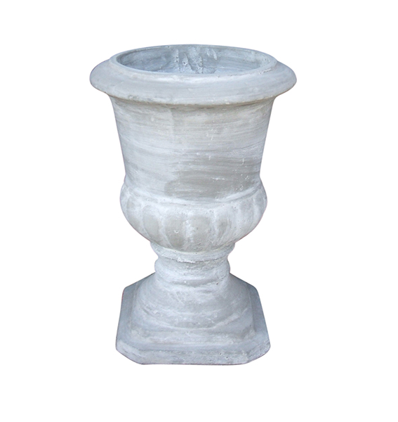 Stone Mosaic Pot Cement TQV_P26047