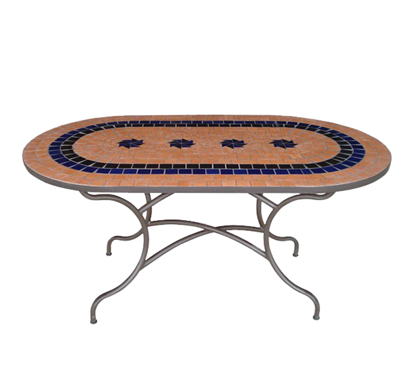 Mosaic Oval Table TQV_216033