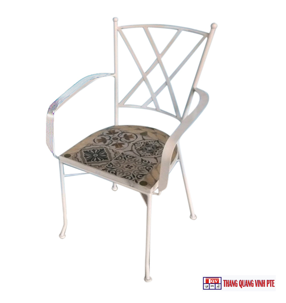 Ghế sắt mosaic TQV_216099