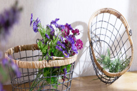 Giỏ sắt mỹ thuật - Ấn tượng từ cái nhìn đầu tiên