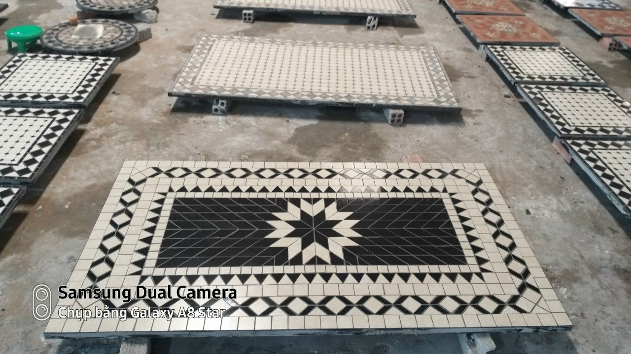 Bàn chữ nhật Mosaic TQV 2022